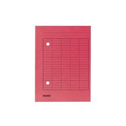 Falken Umlaufmappe 80004187 DIN A4 2 Sichtlöcher Karton rot