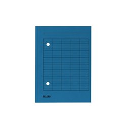 Falken Umlaufmappe 80004179 DIN A4 2 Sichtlöcher Karton blau