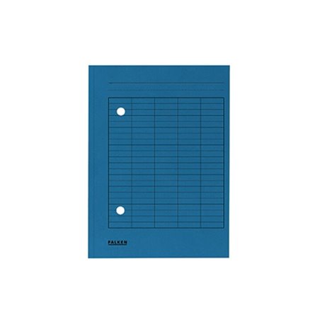 Falken Umlaufmappe 80004179 DIN A4 2 Sichtlöcher Karton blau