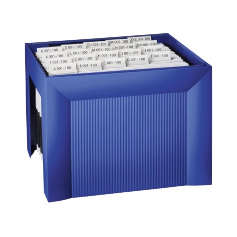 HAN Hängebox KARAT 1905-14 DIN A4 für 35Mappen blau