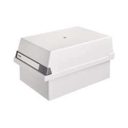 HAN Karteikasten 955-11 DIN A5 quer max. 1300Karten PS lichtgrau