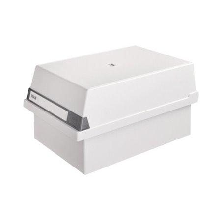 HAN Karteikasten 955-11 DIN A5 quer max. 1300Karten PS lichtgrau