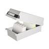 HAN Karteikasten 956-11 DIN A6 quer max. 1300Karten PS lichtgrau