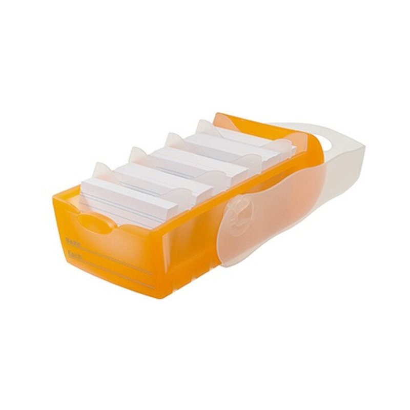 HAN Karteikasten CROCO 997-613 DIN A7 PP orange transluzent