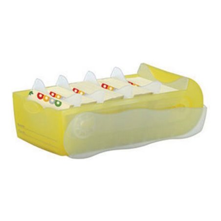HAN Karteikasten CROCO 997-653 DIN A7 PP gelb transluzent