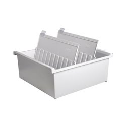 HAN Karteitrog 954-0-11 DIN A4 quer max. 1300Karten lichtgrau