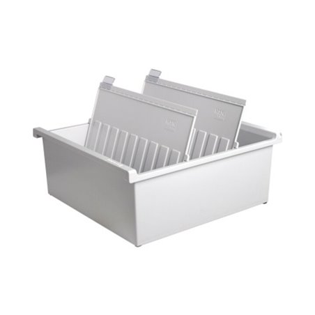 HAN Karteitrog 954-0-11 DIN A4 quer max. 1300Karten lichtgrau