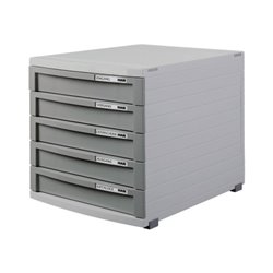 HAN Schubladenbox CONTUR 1505-19 DIN B4 5Schubfächer dunkelgrau