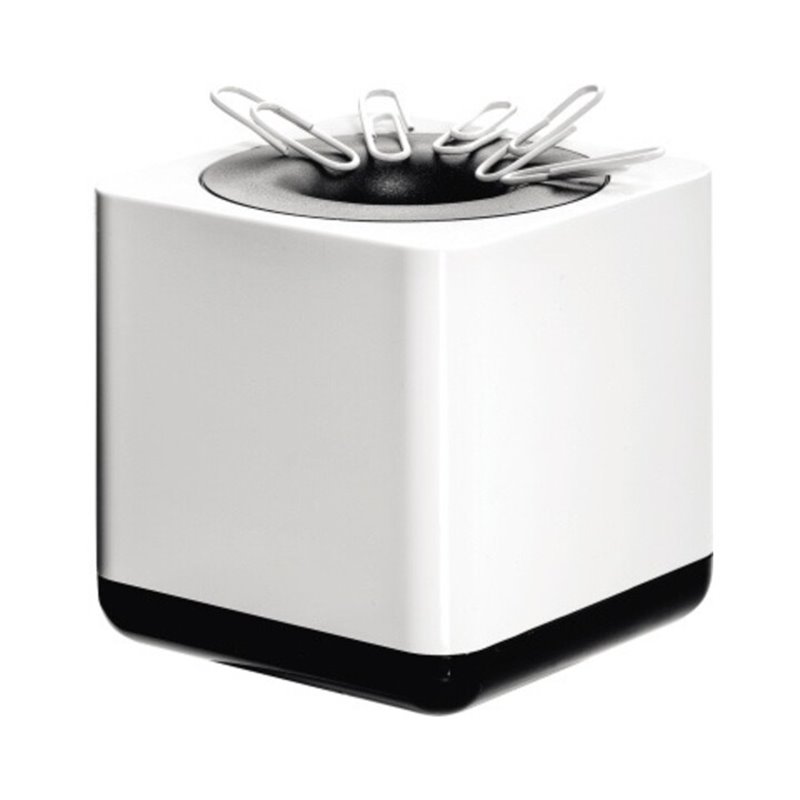 HAN Klammerspender i-Line 17652-32 70x70x70mm magnetisch weiß