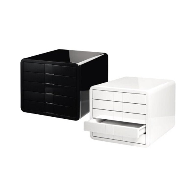 HAN Schubladenbox i-Box 1551-13 DIN C4 5Schubfächer schwarz
