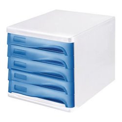 helit Schubladenbox economy H6129484 DIN A4-C4 ws/bl