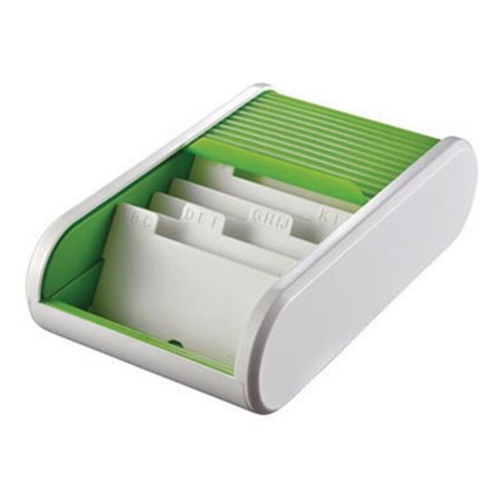 helit Visitenkartenbox Linear H6218050 300Karten apple green