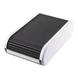 helit Visitenkartenbox H6218090 max. 300Karten schwarz weiß