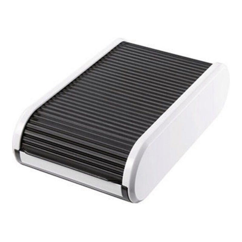 helit Visitenkartenbox H6218090 max. 300Karten schwarz weiß