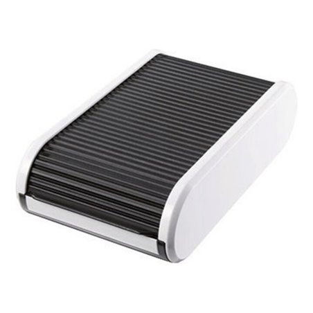 helit Visitenkartenbox H6218090 max. 300Karten schwarz weiß