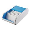 helit Visitenkartenbox Linear H6218030 300Karten blue lagoon