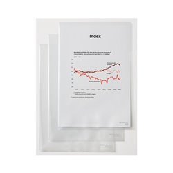 Hetzel Sichthülle 21780090 DIN A4 Hartfolie glasklar 50 St./Pack.