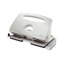 Leitz Doppellocher 51320085 max. 40Bl. Metall grau