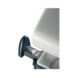 Leitz Doppellocher 51320085 max. 40Bl. Metall grau