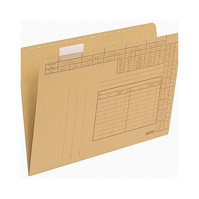 Leitz Einstellmappe 24350000 DIN A4 250g Natronkarton naturbraun
