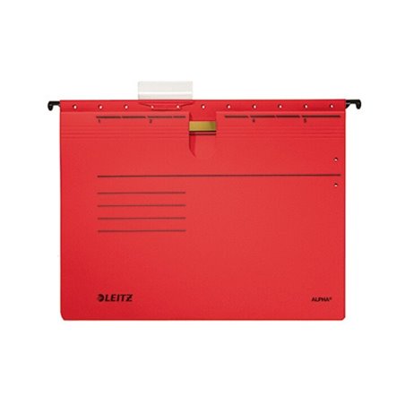 Leitz Hängehefter ALPHA 19840025 DIN A4 kfm. Heftung rot