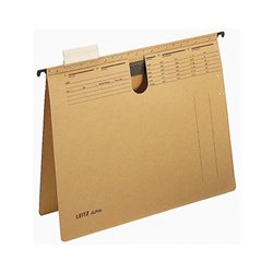 Leitz Hängehefter ALPHA 19890000 DIN A4 250g Natronkarton braun