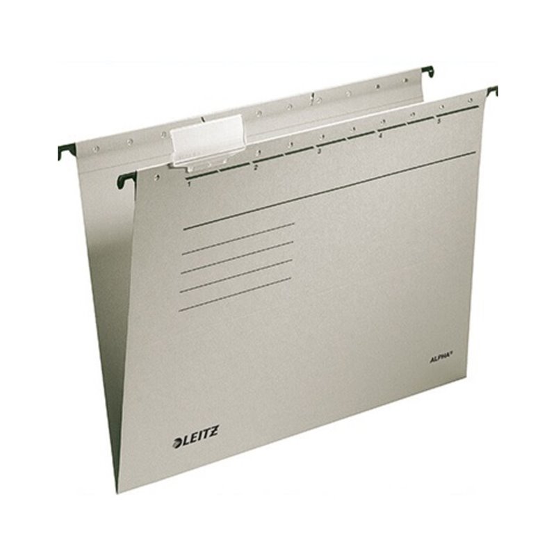Leitz Hängemappe ALPHA 19850085 DIN A4 oben/seitlich offen grau
