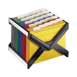 Leitz Hängekorb 19100089 max. 40Mappen PS/Alu dunkelgrau