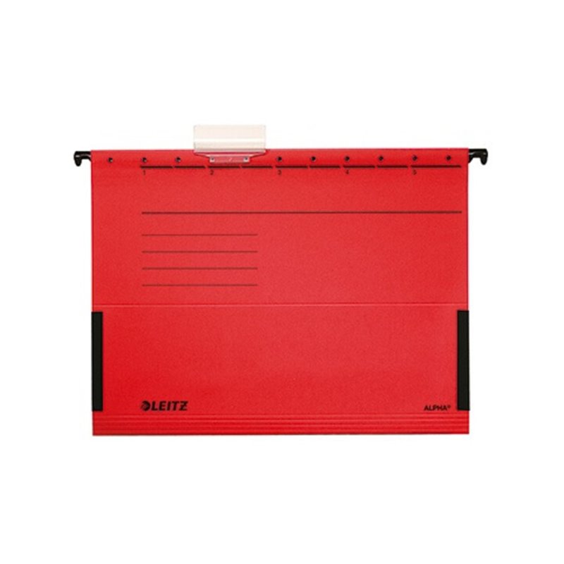 Leitz Hängetasche ALPHA 19860025 DIN A4 Colorspankarton rot