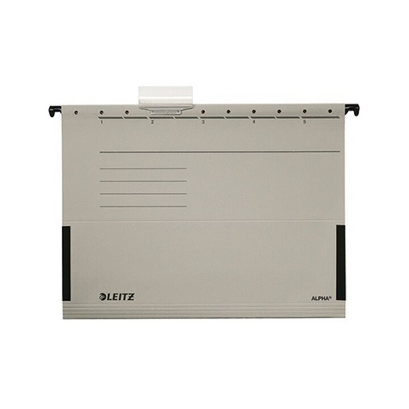 Leitz Hängetasche ALPHA 19860085 DIN A4 Colorspankarton grau