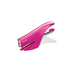 Leitz Heftzange WOW 55312023 max. 15Blatt Metall pink metallic