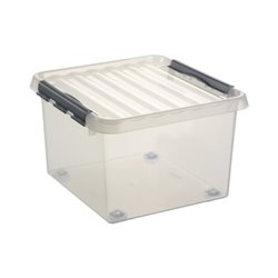 Sunware Aufbewahrungsbox Q-line H6163202 26l 40x40x28cm Rollen tr