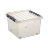 Sunware Aufbewahrungsbox Q-line H6163202 26l 40x40x28cm Rollen tr