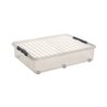 Sunware Aufbewahrungsbox Q-line H6163102 60l 80x50x20cm Rollen tr