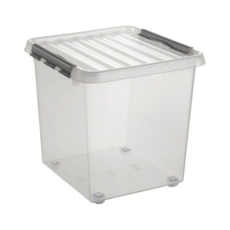 Sunware Aufbewahrungsbox Q-line H6163002 38l 40x40x40cm Rollen tr