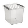 Sunware Aufbewahrungsbox Q-line H6163002 38l 40x40x40cm Rollen tr