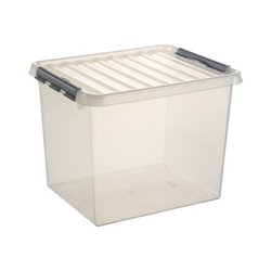 Sunware Aufbewahrungsbox Q-line H6162702 52l Deckel transparent