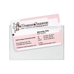 Veloflex Visitenkartentasche VELOCOLL 2209100 PP transparent