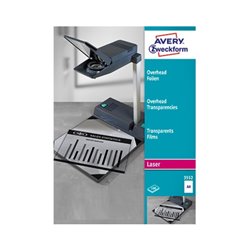 Avery Zweckform Laserfolie 3552 210x297mm transparent 100 St./Pack.