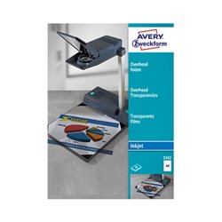 Avery Zweckform Inkjetfolie 2502 DIN A4 transparent 50 St./Pack.