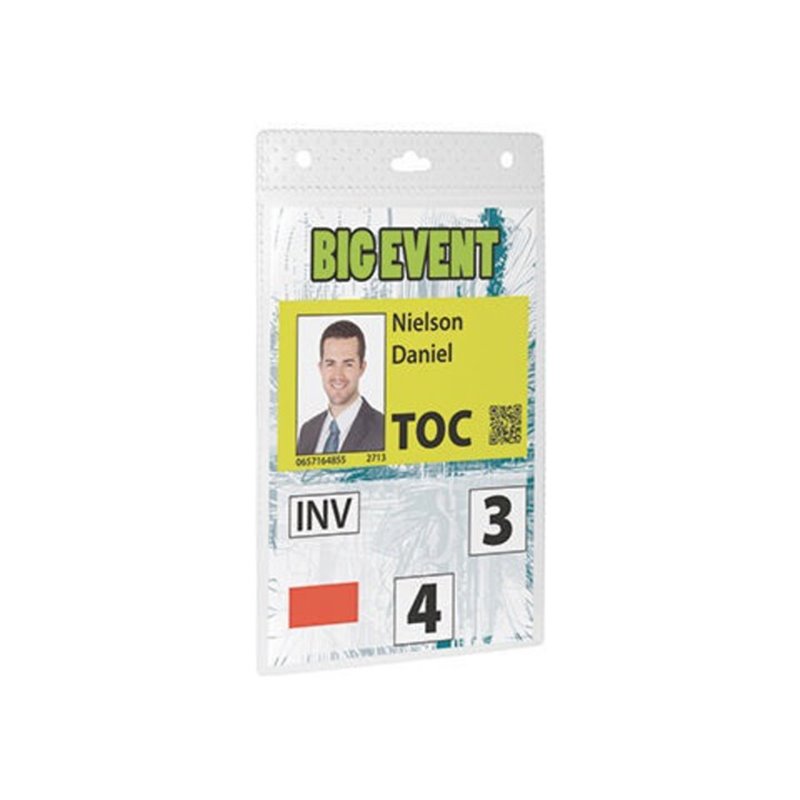 DUARABLE Namensschild 852619 DIN A6 transparent 20 St./Pack.