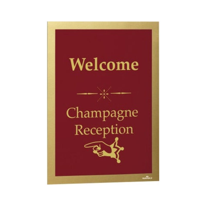 DURABLE Magnetrahmen DURAFRAME 487230 DIN A4 gold 2 St./Pack.