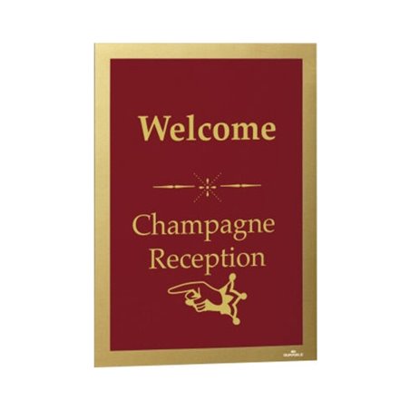 DURABLE Magnetrahmen DURAFRAME 487230 DIN A4 gold 2 St./Pack.