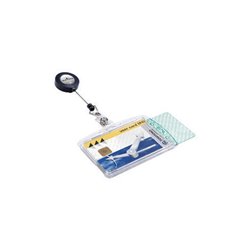 DURABLE Namenschild 822419 85x54mm transparent 10 St./Pack