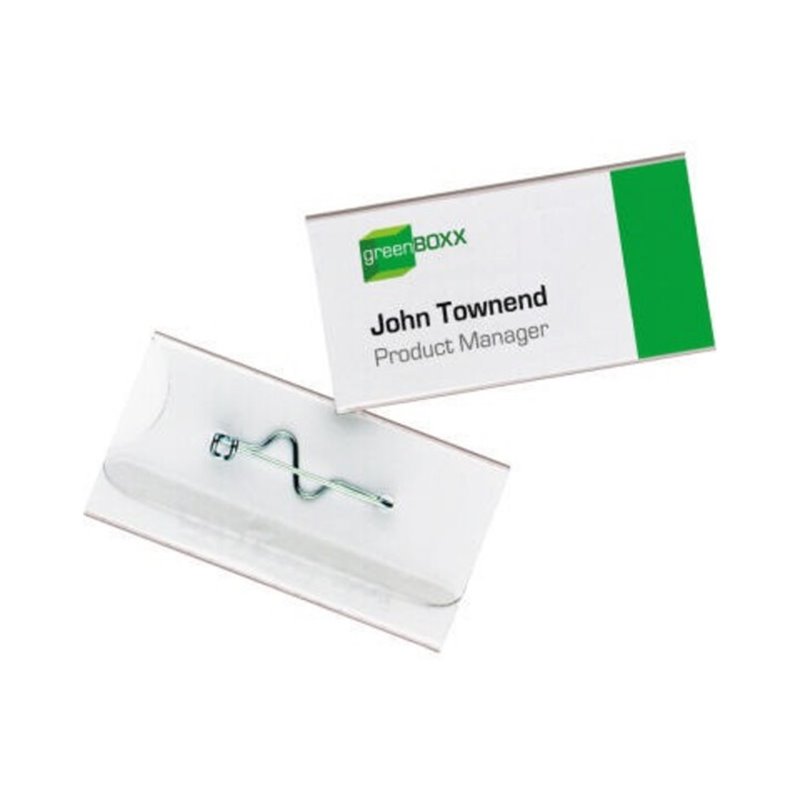 DURABLE Namensschild 800619 60x30mm Kunststoff tr 100 St./Pack.