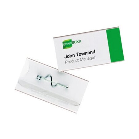 DURABLE Namensschild 800619 60x30mm Kunststoff tr 100 St./Pack.