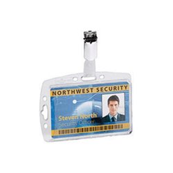 DURABLE Namensschild 800519 85x54mm Kunststoff tr 25 St./Pack.