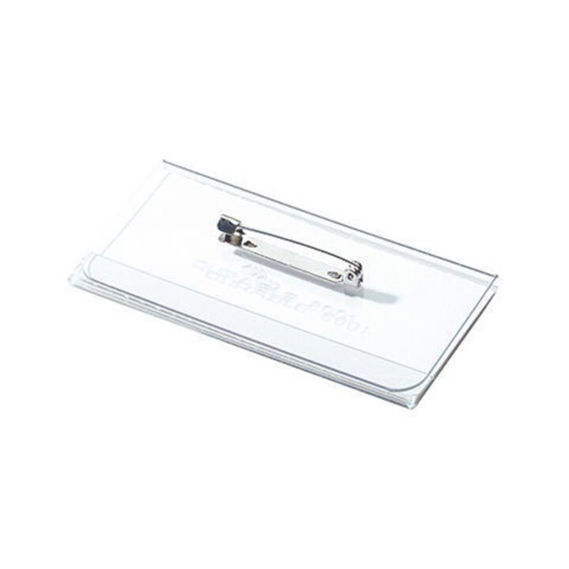 DURABLE Namensschild 800119 40x75mm Kunststoff tr 100 St./Pack.