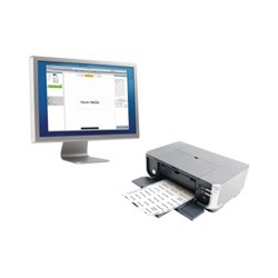 DUR Einsteckschildbogen 145102 Namensschilder 60 x 30 mmv weiß