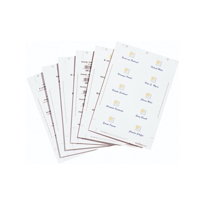 DURABLE Einsteckschild BADGEMAKER 145602 60x90mm weiß 160 St./Pack.